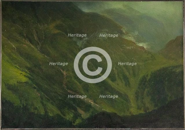 Mountain Gorge, 19th century. Creator: Albert Bierstadt.