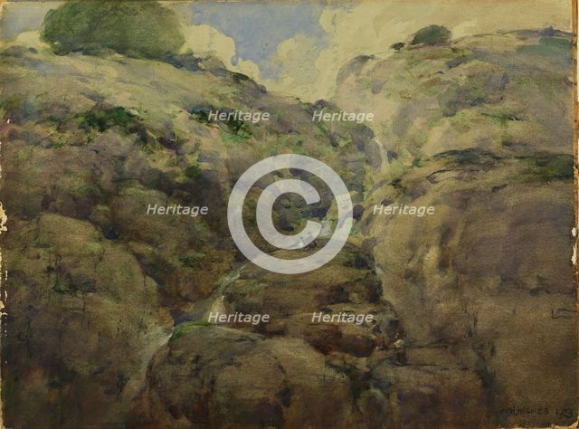 Mountain Gorge, Colorado, 1923. Creator: William Henry Holmes.