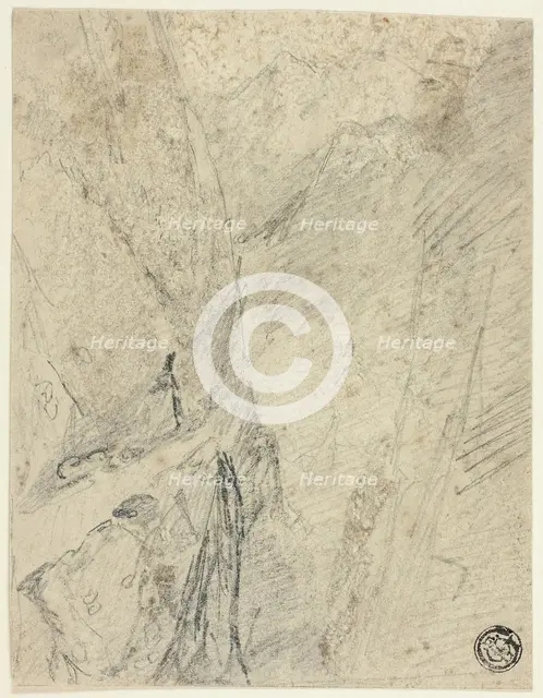 Mountain Gorge, n.d. Creator: John Sell Cotman.