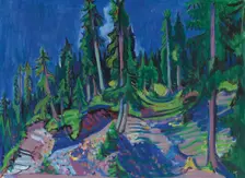Mountain forest study, 1936. Creator: Kirchner, Ernst Ludwig (1880-1938)