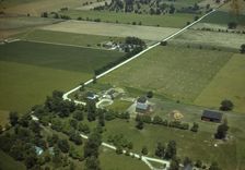 Mountain farm along Skyline Drive, Va., ca. 1940. Creator: Jack Delano
