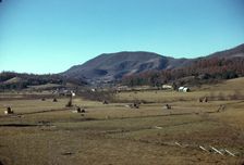 Mountain farms along the Skyline Drive in Virginia, ca. 1940. Creator: Jack Delano