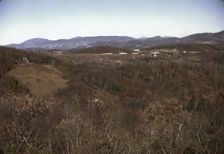 Mountain farms along the Skyline Drive, Va., ca. 1940. Creator: Jack Delano