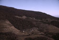 Mountain farms along the Skyline Drive, Va., ca. 1940. Creator: Jack Delano