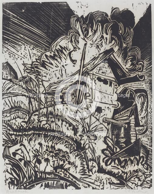Mountain House, 1917. Creator: Ernst Kirchner.