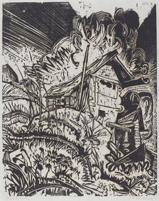 Mountain House, 1917. Creator: Ernst Kirchner