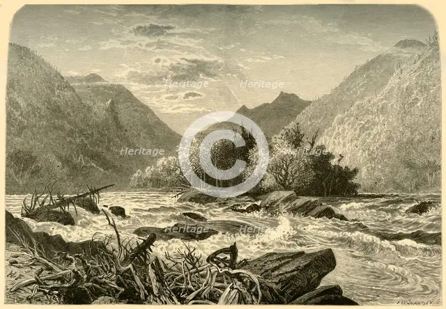 'Mountain Island', 1872.  Creator: Frederick William Quartley.