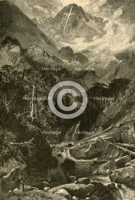 'Mountain of the Holy Cross', 1874.  Creator: J. Augustus Bogert.