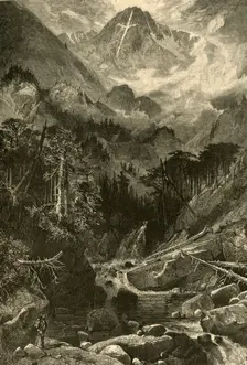 Mountain of the Holy Cross 1874. Creator: J. Augustus Bogert