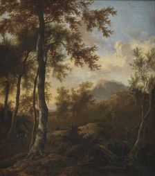 Mountain Landscape, 1648-1744. Creators: Frederik de Moucheron, Isaac de Moucheron