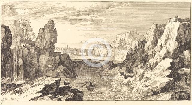 Mountain Landscape, 1673. Creator: Sebastien Le Clerc.