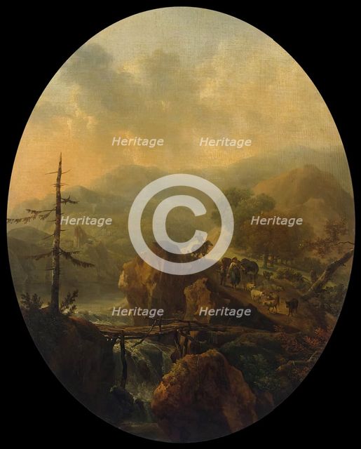 Mountain Landscape, 1776. Creator: Nicolas Antoine Taunay.