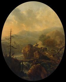 Mountain Landscape, 1776. Creator: Nicolas Antoine Taunay
