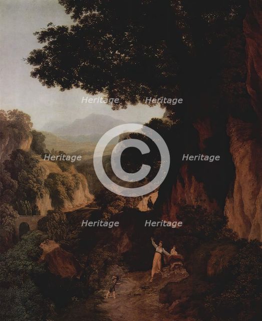 Mountain Landscape, 1798. Creator: Jacob Wilhelm Mechau.