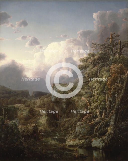 Mountain Landscape, 1854. Creator: William Louis Sonntag.