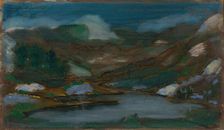Mountain landscape, 1910-1920. Creator: Ferdinand Katona