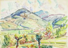 Mountain landscape, 1934. Creator: Verner Thome