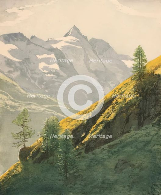 Mountain landscape, 1935. Creator: Hans Frank.