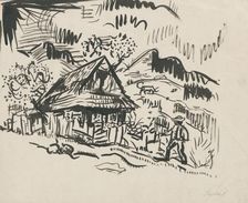 Mountain landscape, 1940 onwards. Creator: Arnold Peter Weisz-Kubincan