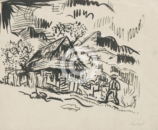 Mountain landscape, 1940 onwards. Creator: Arnold Peter Weisz-Kubincan.