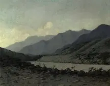 Mountain Landscape. Altai, 1850-1899. Creator: Pavel Mikhailovich Kosharov