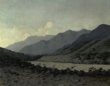 Mountain Landscape. Altai, 1850-1899. Creator: Pavel Mikhailovich Kosharov