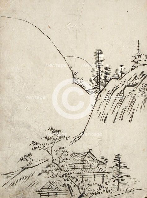 Mountain Landscape, c1740. Creator: Unknown.