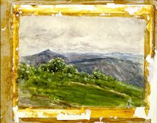 Mountain Landscape, Highlands, North Carolina, 1889. Creator: Henry Ossawa Tanner