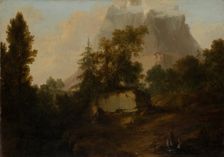 Mountain Landscape in Switzerland, 1745. Creator: Philipp Hieronymus Brinckmann