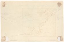 Mountain Landscape [verso], c. 1828. Creator: Thomas Cole