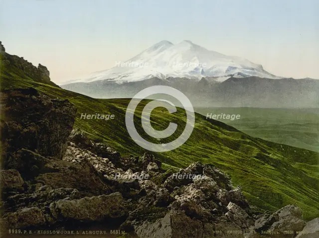 Mountain near Kislovodsk, Russia, c1895. Artist: Anon