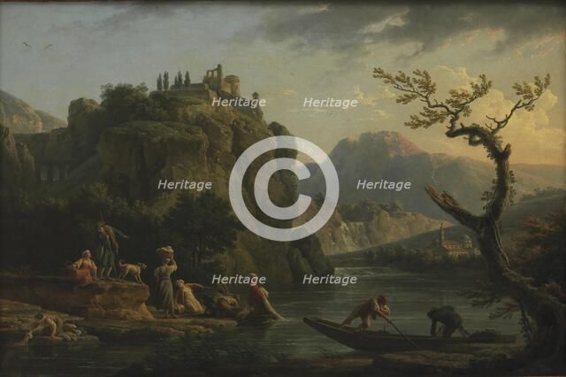 Mountain Scenery with a River, 1770. Creator: Claude-Joseph Vernet.