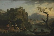 Mountain Scenery with a River, 1770. Creator: Claude-Joseph Vernet