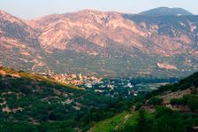 Mountain scenery, Kefalonia, Greece. Creator: Peter Thompson