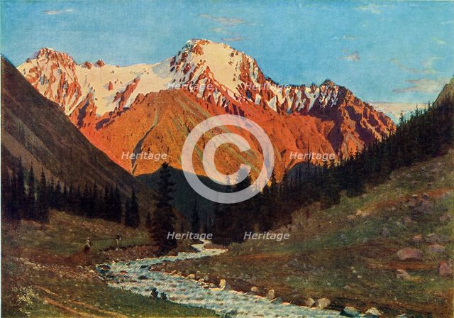'Mountain scenery', late 19th century, (1965). Creator: Vasily Vereshchagin.
