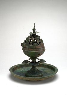 Mountain-Shaped Incense Burner (Boshan Xianglu), Han dynasty, 1st cent B.C./A.D. Creator: Unknown