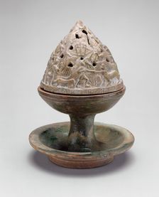 Mountain-Shaped Incense Burner (Boshan Xianglu), Western Han dynasty (206 B.C.-A.D. 9). Creator: Unknown