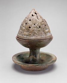 Mountain-Shaped Incense Burner (Boshan Xianglu), Western Han dynasty (206 B.C.-A.D. 9). Creator: Unknown