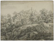 Mountain slope with rocks. Creator: Anthonie Waterloo