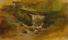 Mountain stream, 1860-1890. Creator: Friedrich Carl von Scheidlin