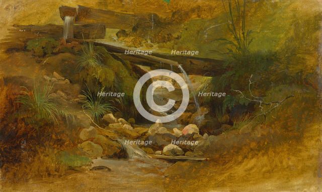 Mountain stream, 1860-1890. Creator: Friedrich Carl von Scheidlin.