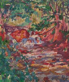 Mountain stream near Daganece, c1918. Creator: Giacometti, Giovanni (1868-1933)