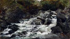 Mountain stream, Otira Gorge, c1893. Creator: Petrus van der Velden