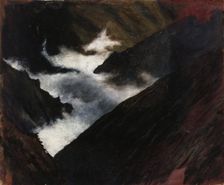 Mountain Stream in Caucasia, 1899. Creator: Hugo Simberg