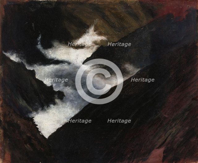 Mountain Stream in Caucasia, 1899. Creator: Hugo Simberg.