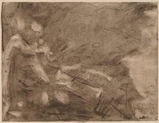 Mountain Stream with Bathers, 1934. Creator: Ernst Kirchner