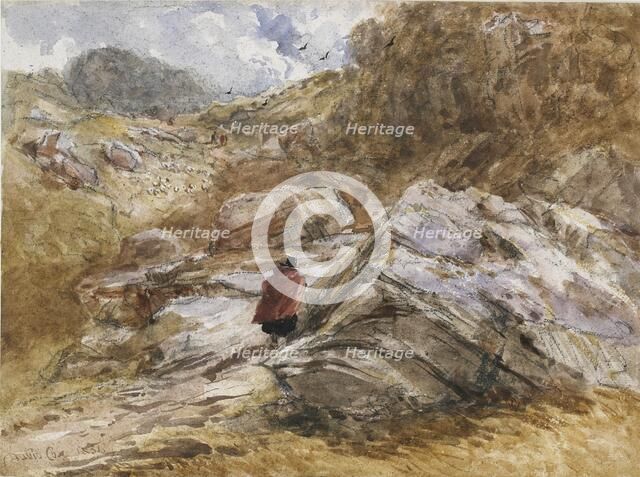 Mountain Pass at Bettws-y-Coed, 1851. Artist: David Cox the elder.
