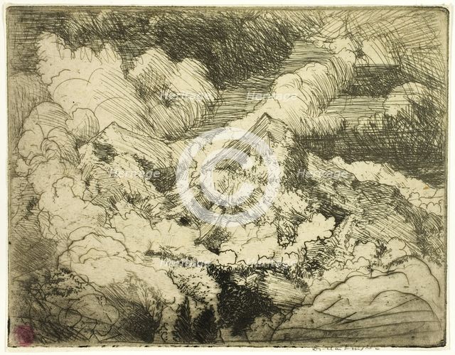 Mountain Peaks, 1908. Creator: Donald Shaw MacLaughlan.