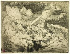 Mountain Peaks, 1908. Creator: Donald Shaw MacLaughlan