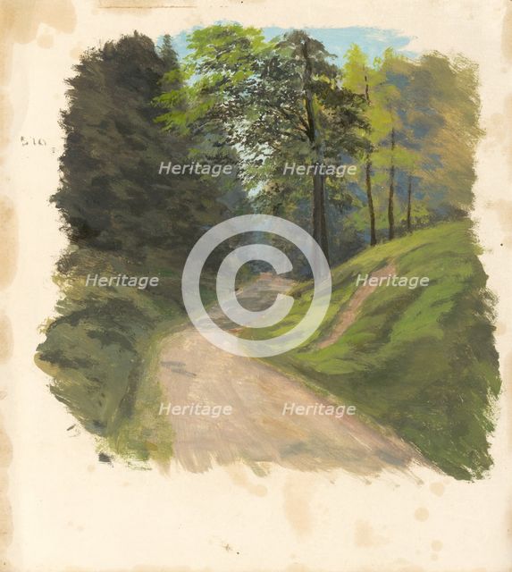 Mountain road, 1850-1900. Creator: Jan Nowopacký.